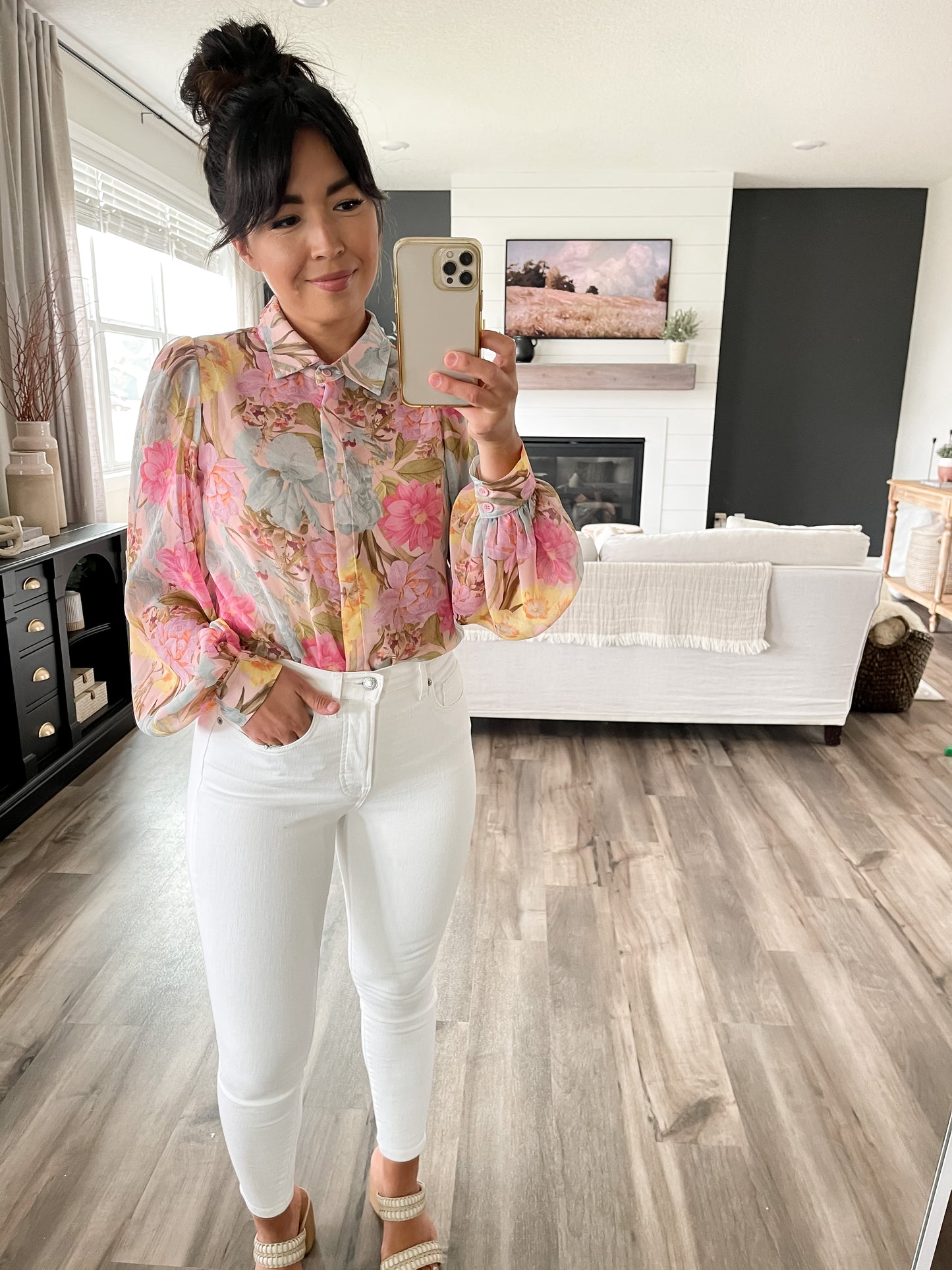 Secret Garden Floral Blouse - FINAL SALE