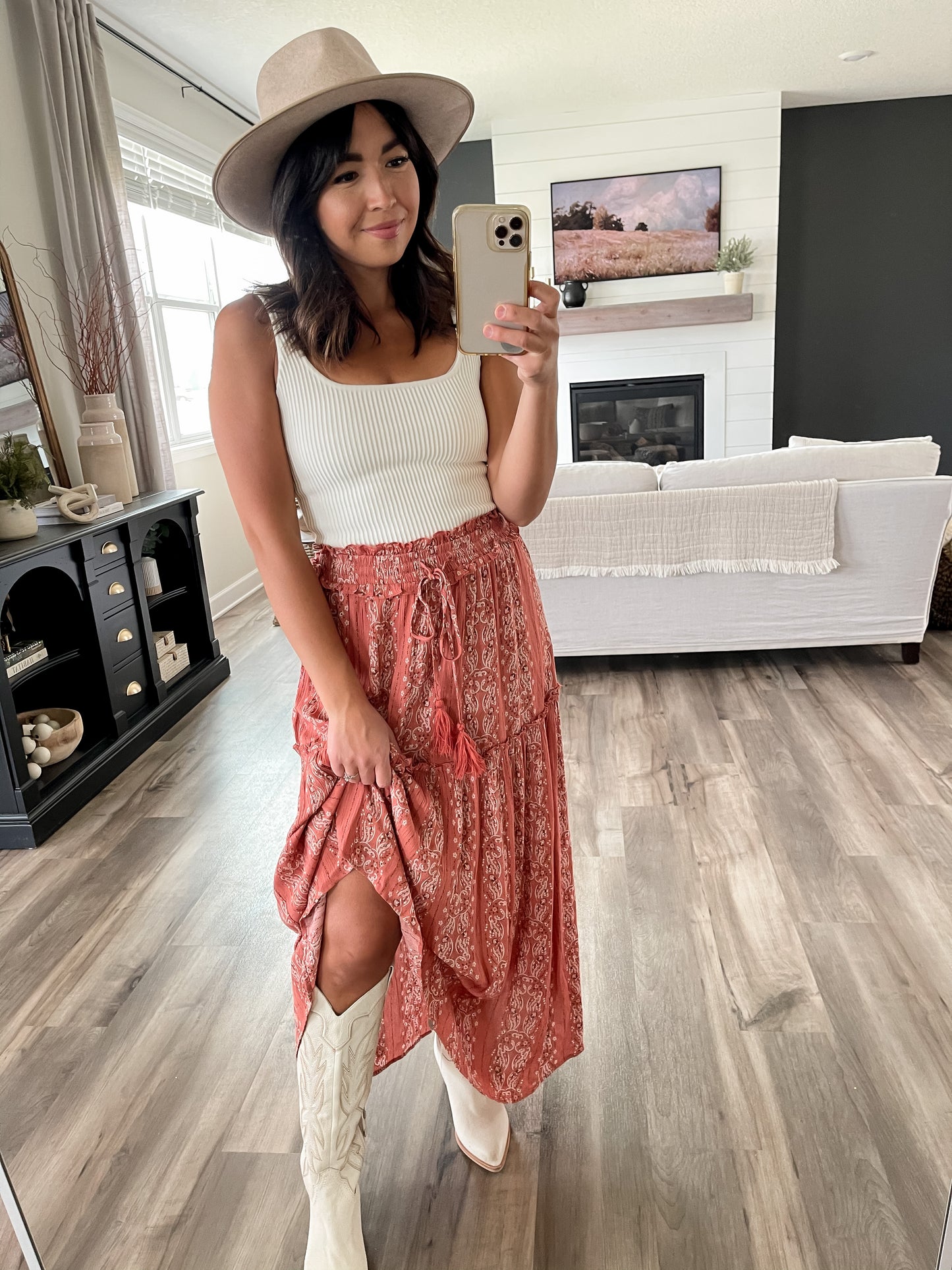 Essential Knit Tank Ivory