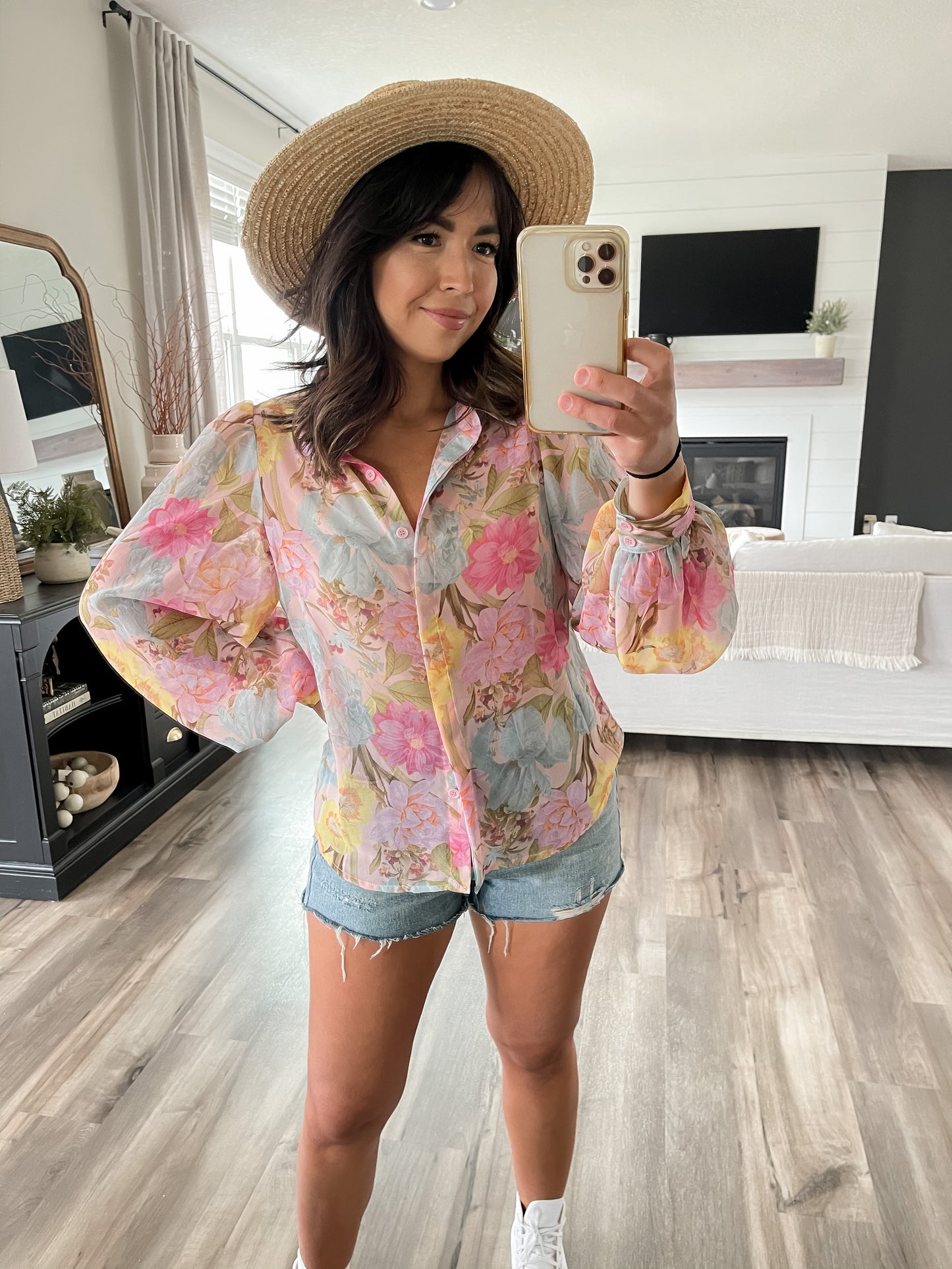 Secret Garden Floral Blouse - FINAL SALE