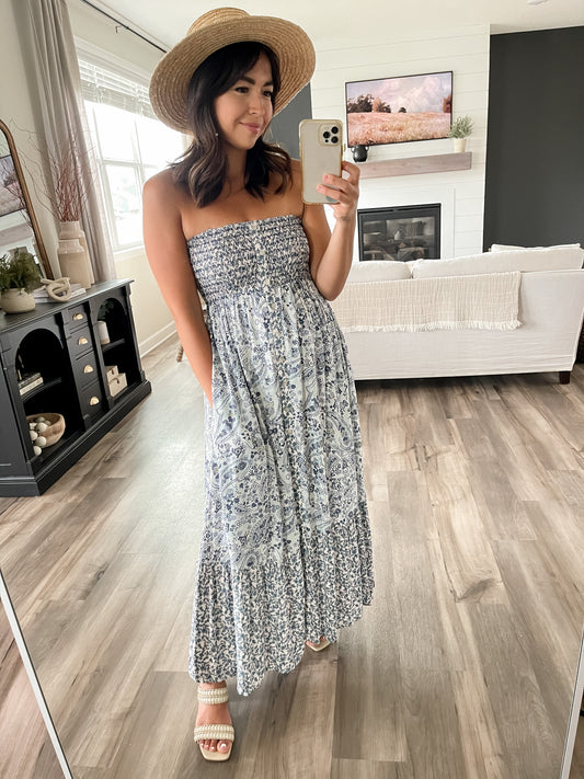 Ocean Breeze Maxi Dress - FINAL SALE
