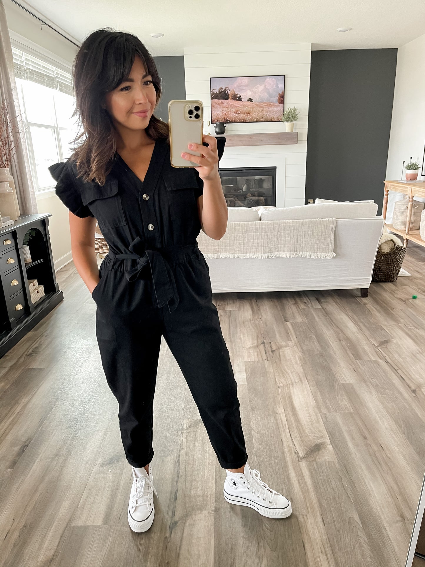Vivian Ruffle Jumpsuit