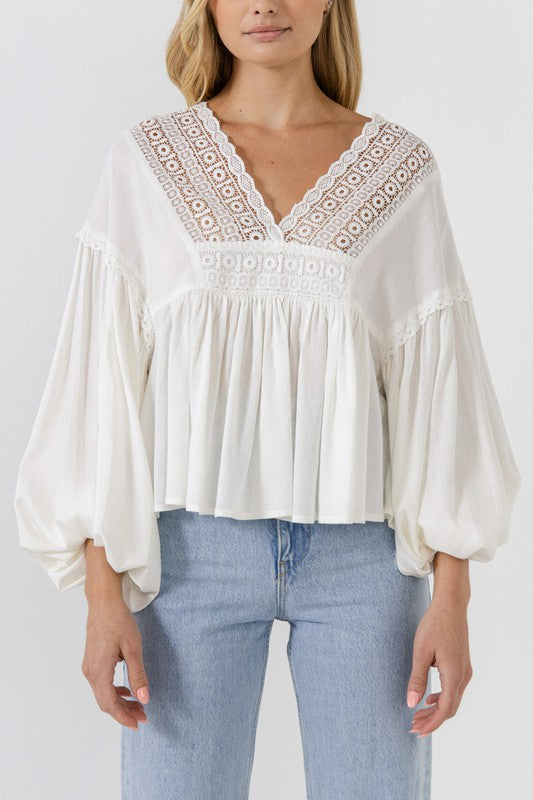 Breezy Afternoon Linen Blouse - FINAL SALE