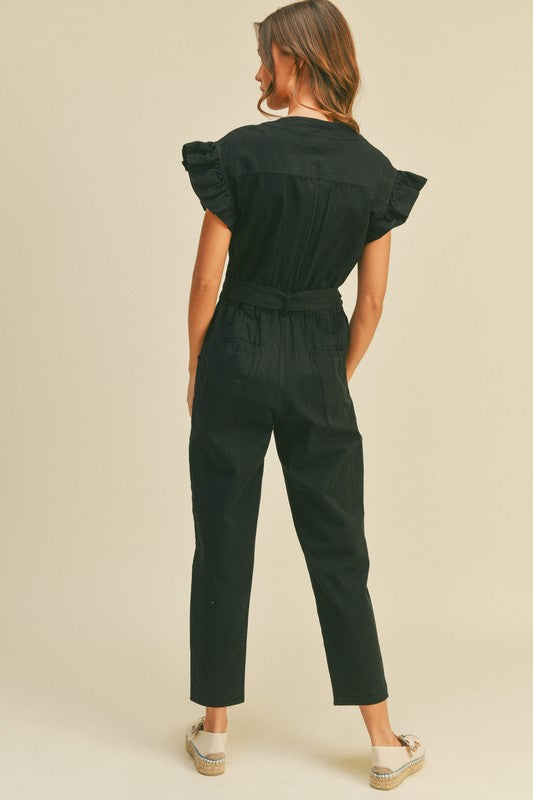 Vivian Ruffle Jumpsuit
