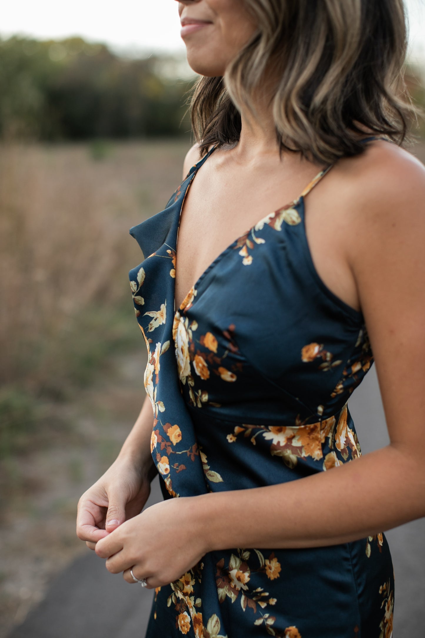 Everly Ruffled Floral Maxi