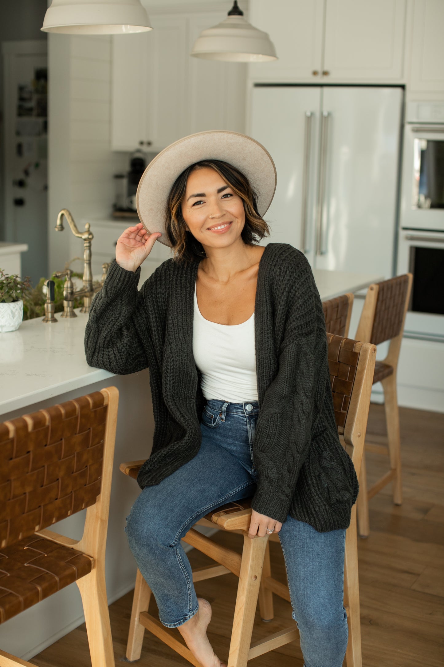 Lexi Cable Knit Cardigan // FINAL SALE