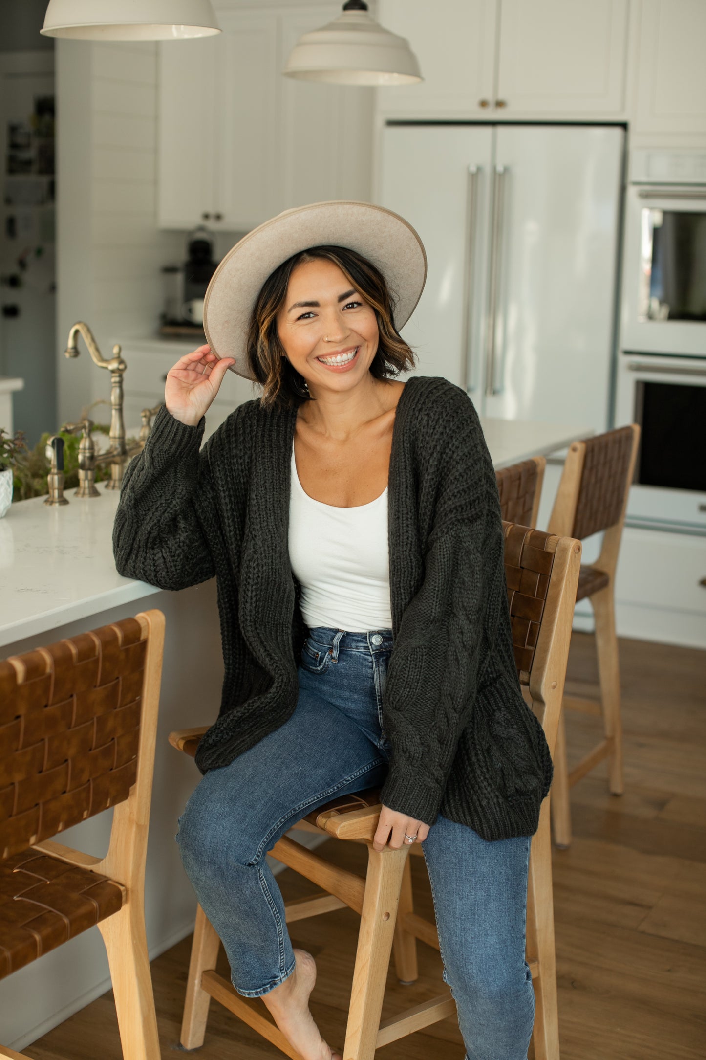 Lexi Cable Knit Cardigan // FINAL SALE