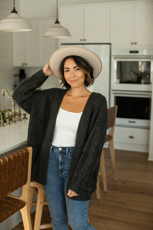Lexi Cable Knit Cardigan // FINAL SALE