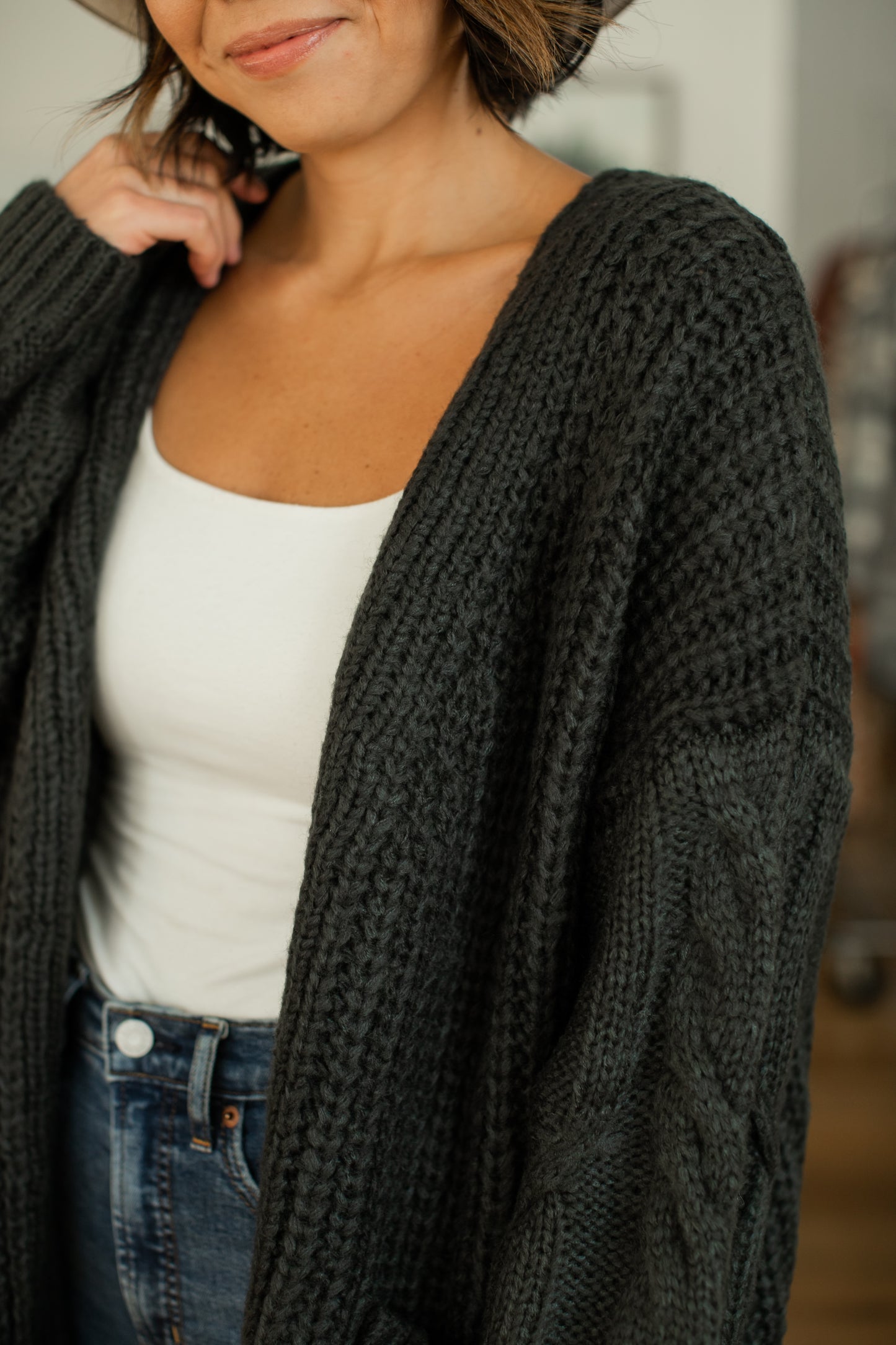 Lexi Cable Knit Cardigan // FINAL SALE