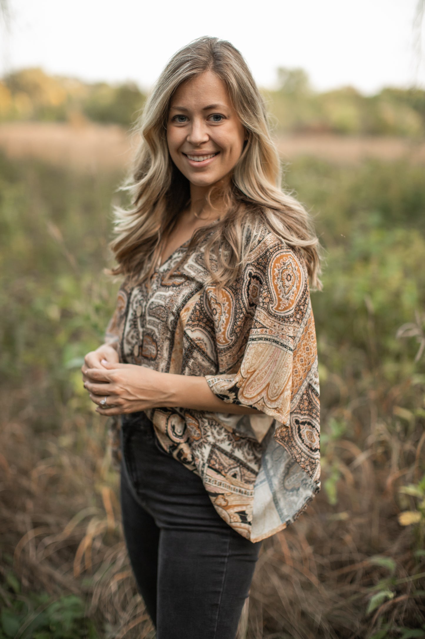 Naima Button Up Blouse - FINAL SALE