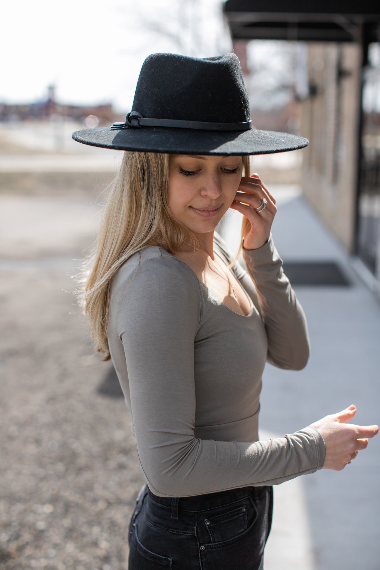 Everyday Modal Crop Top // Oak