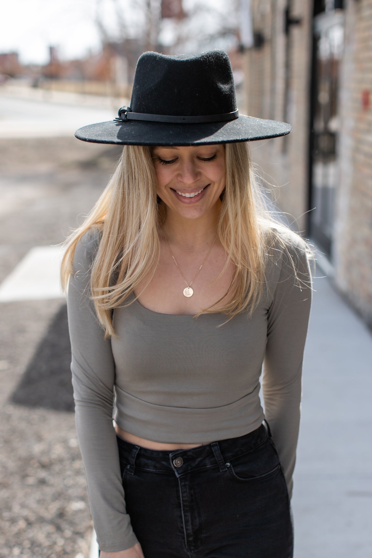 Everyday Modal Crop Top // Oak