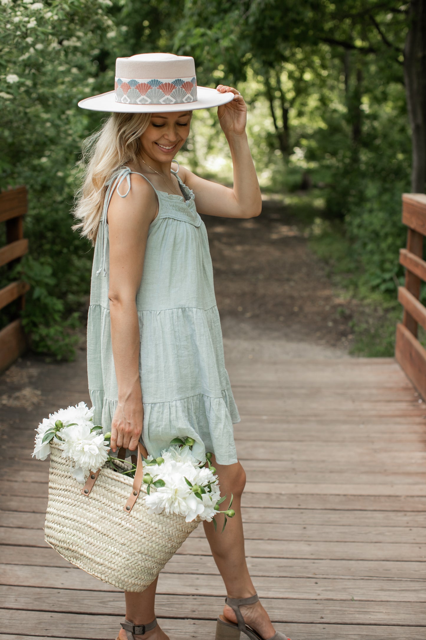 Shell Hat in Blush - FINAL SALE