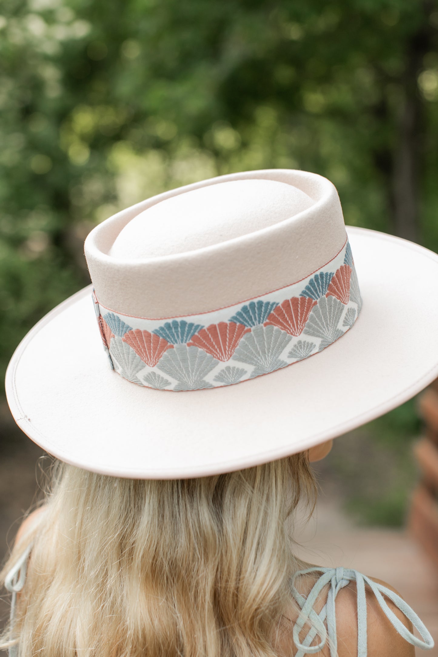 Shell Hat in Blush - FINAL SALE