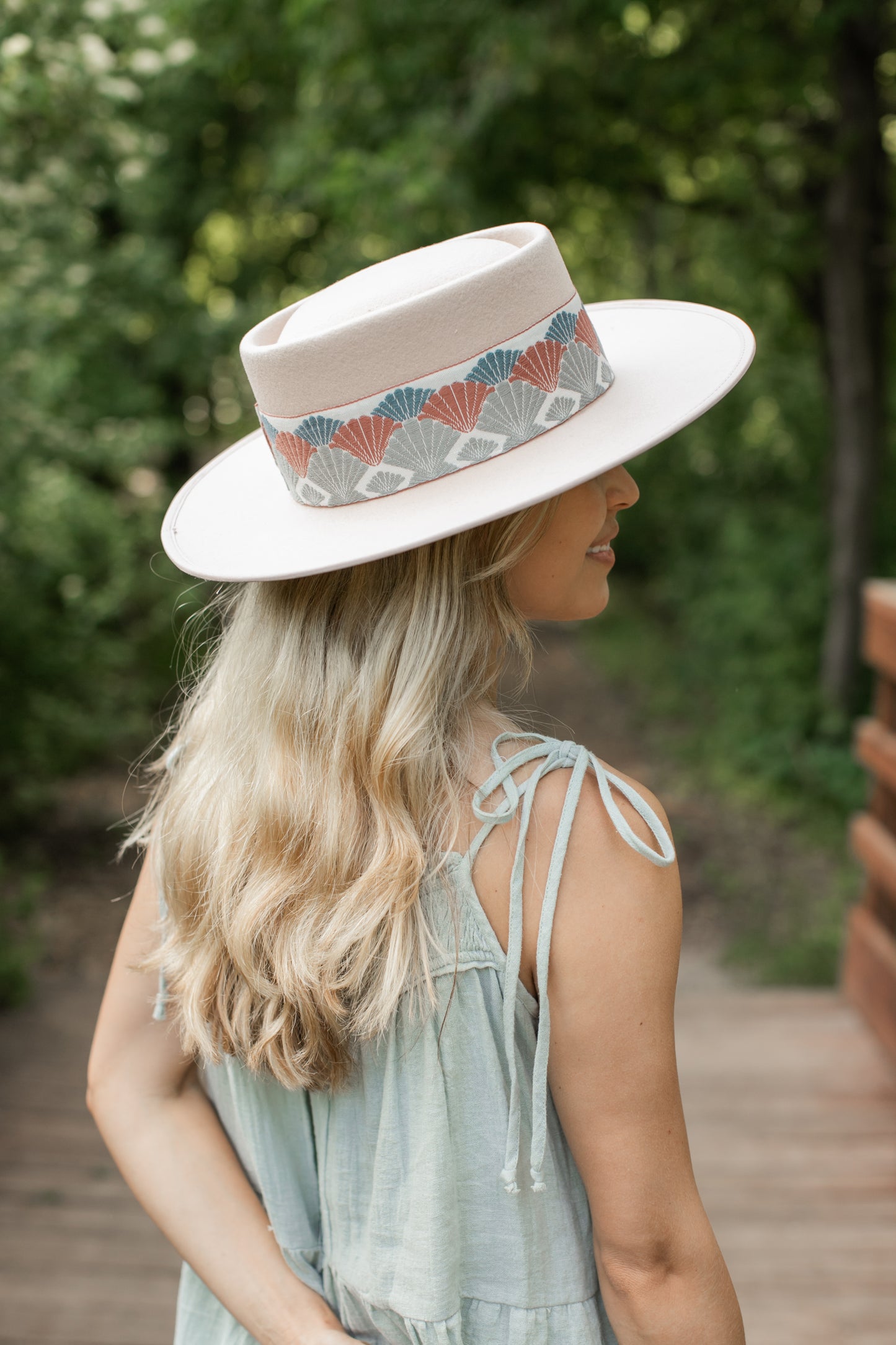 Shell Hat in Blush - FINAL SALE