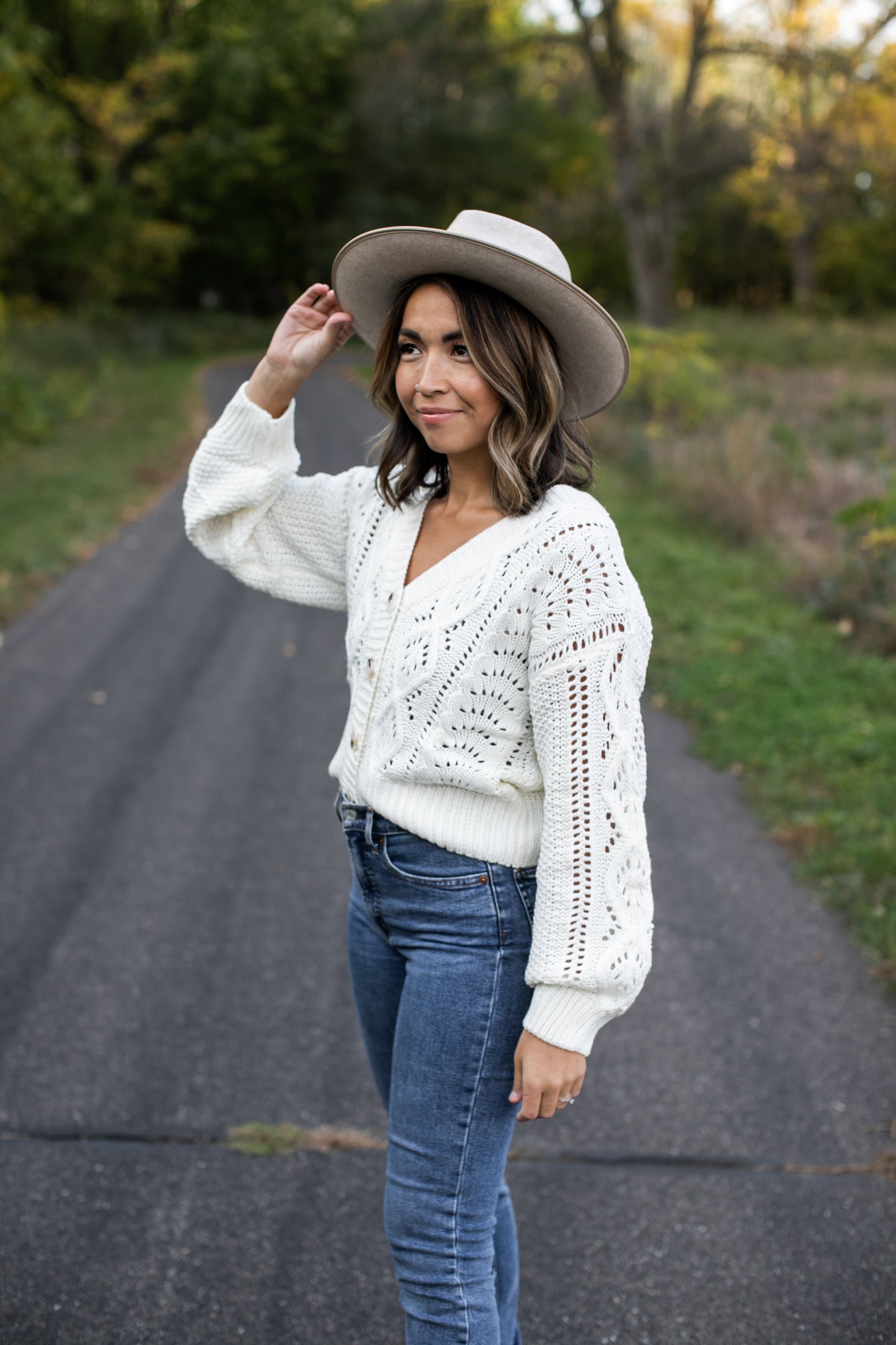 Chunky Cable Knit Cardigan