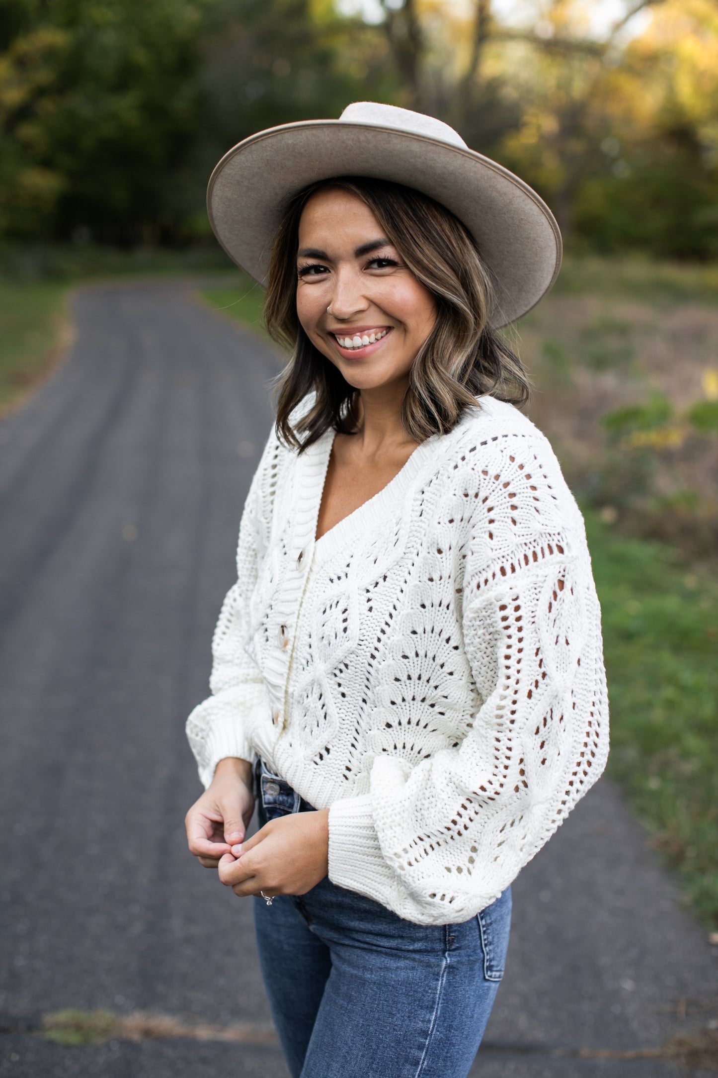 Chunky Cable Knit Cardigan