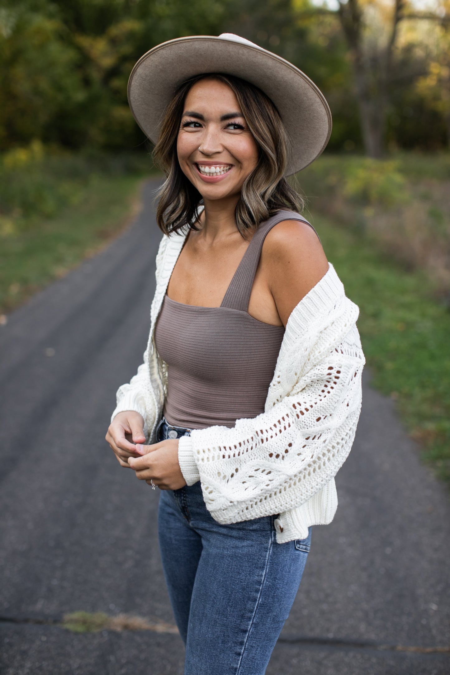 Chunky Cable Knit Cardigan