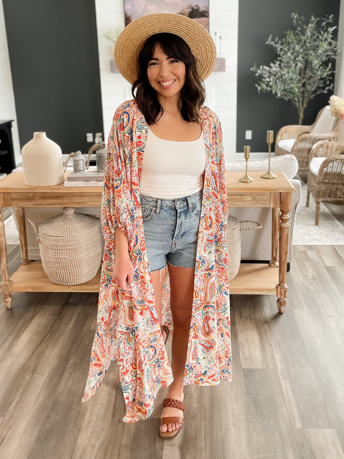 Summer Festival Bubble Sleeve Kimono