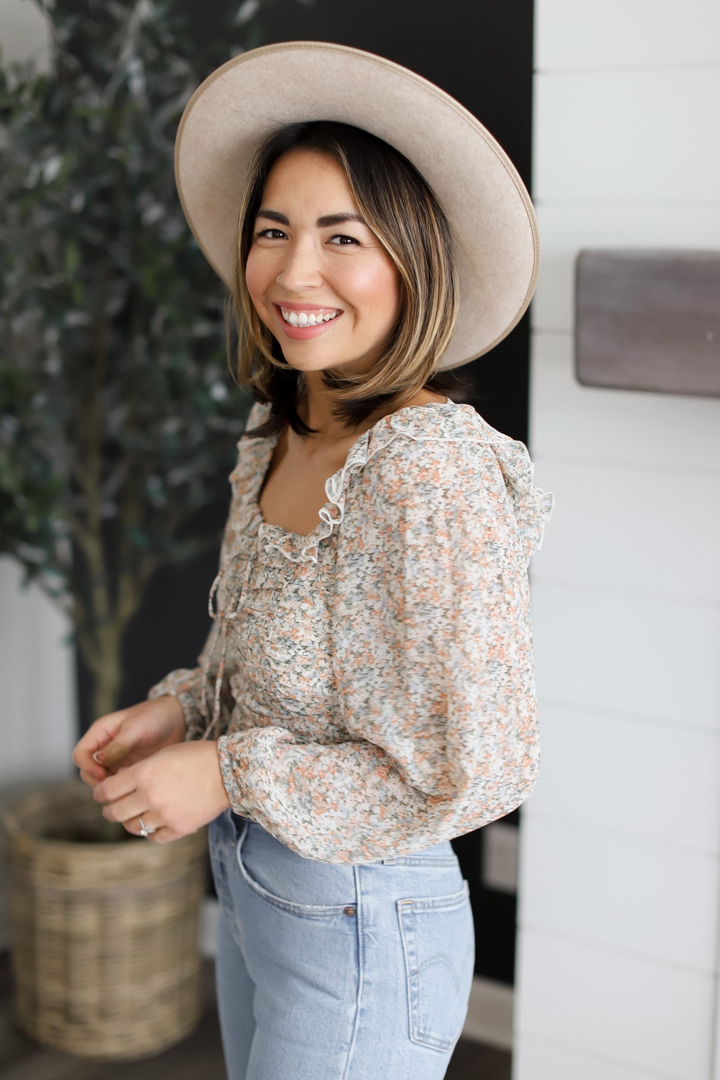 Take Me Away Smocked Blouse