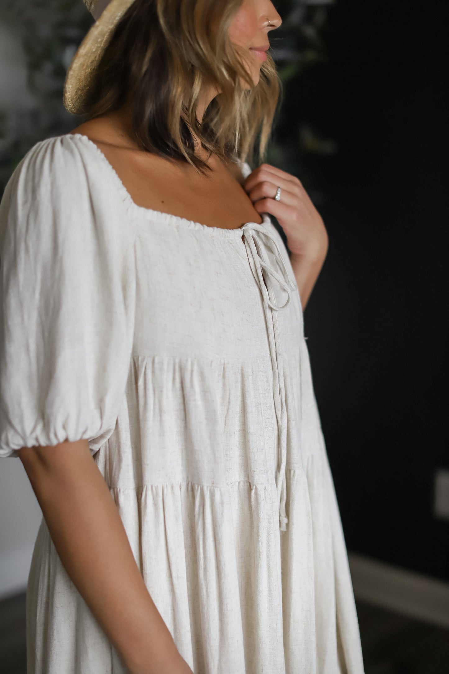 Piece of My Heart Linen Maxi