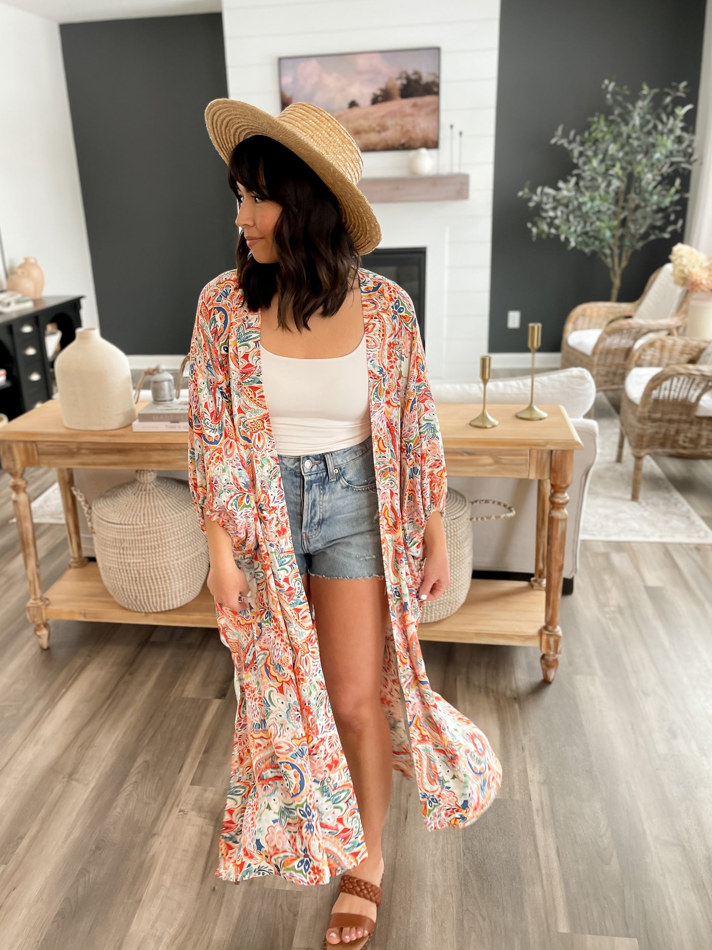 Summer Festival Bubble Sleeve Kimono - FINAL SALE