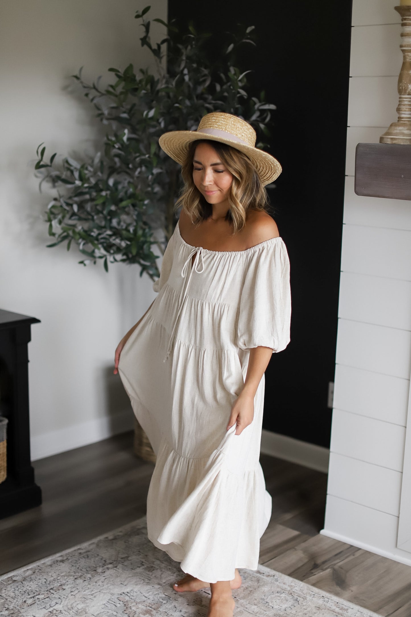 Piece of My Heart Linen Maxi