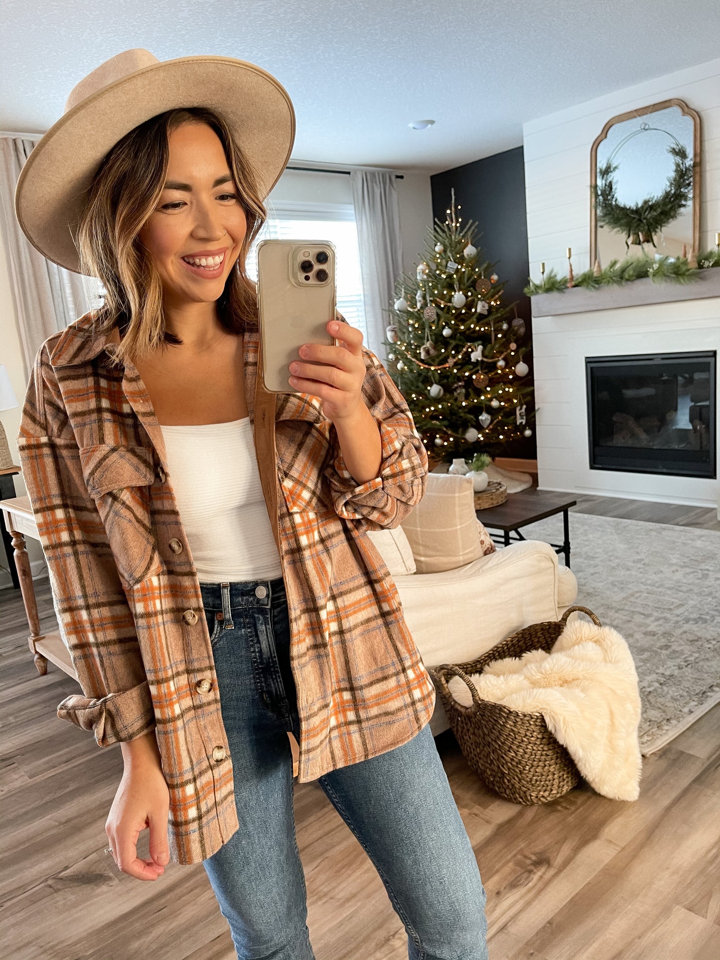 Plaid Flannel Shacket // FINAL SALE
