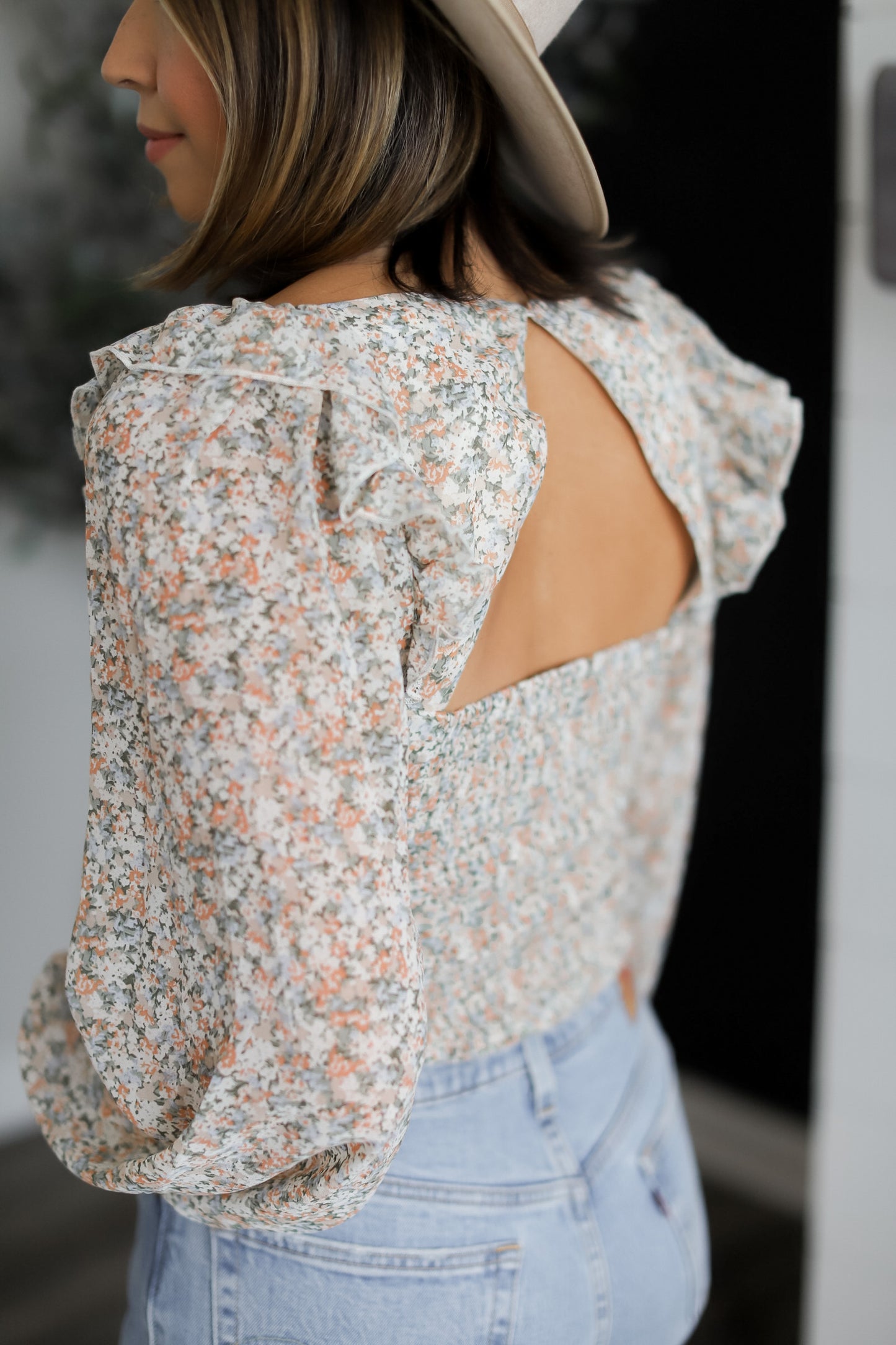 Take Me Away Smocked Blouse