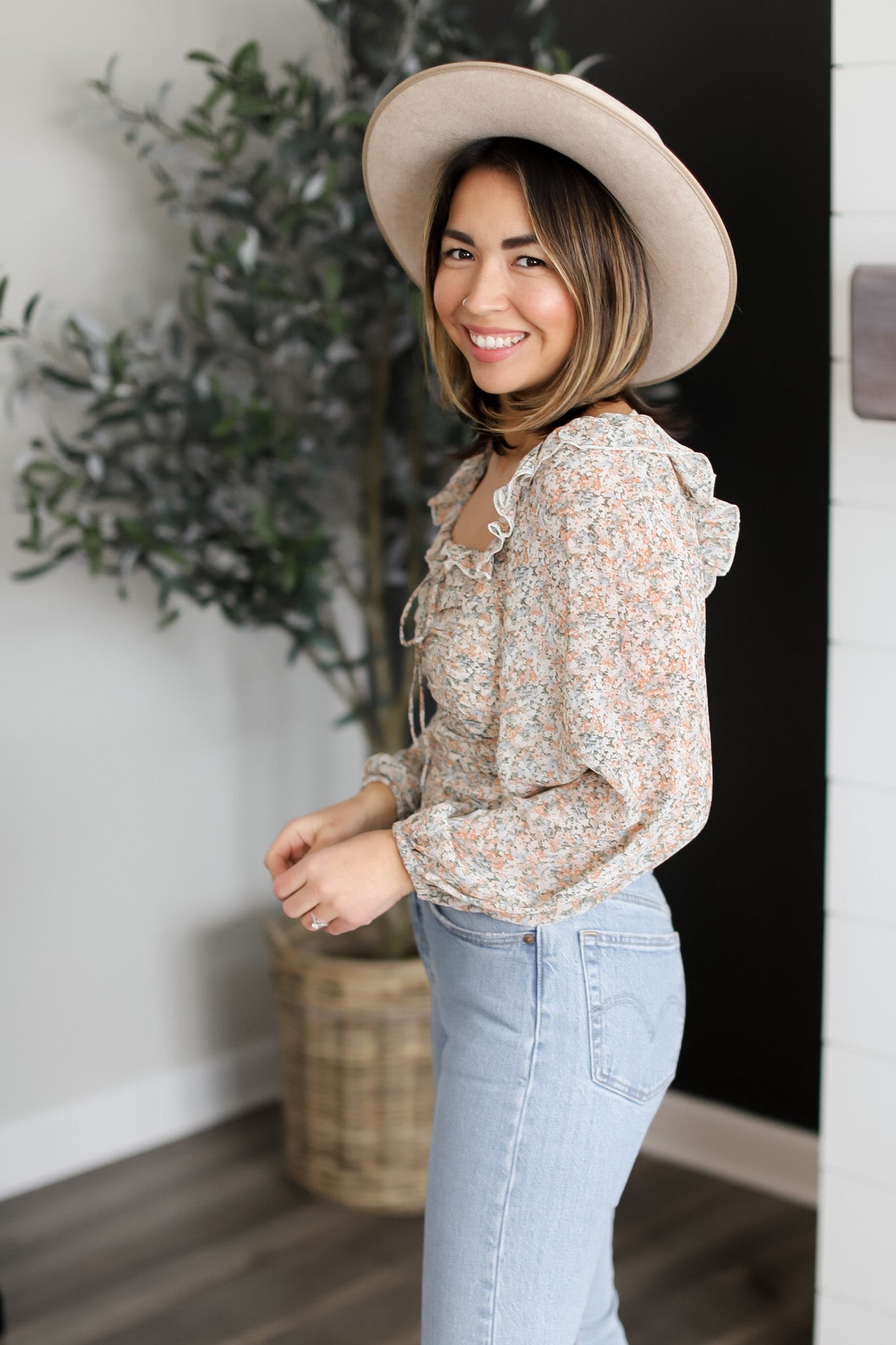 Take Me Away Smocked Blouse