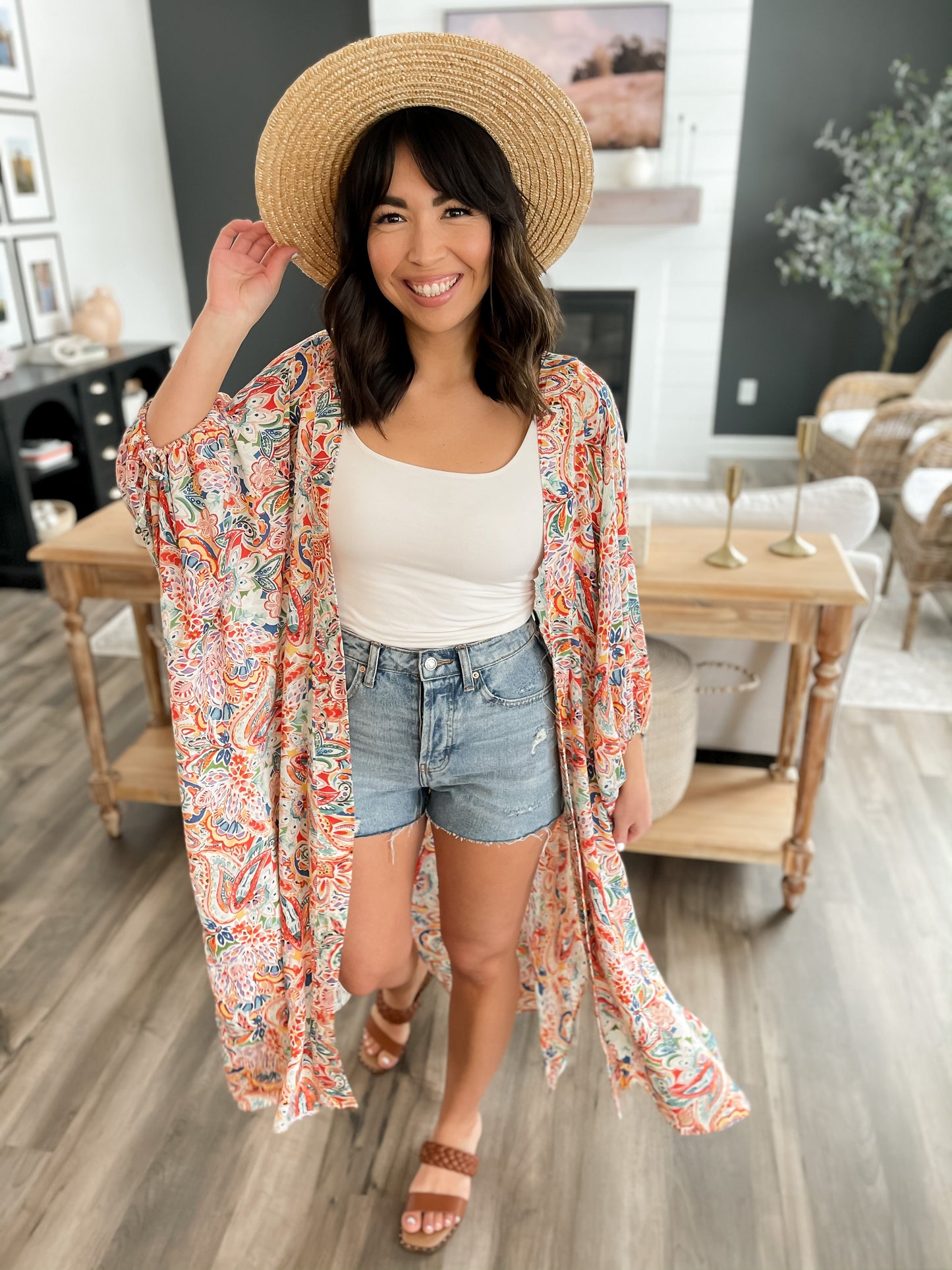 Summer Festival Bubble Sleeve Kimono
