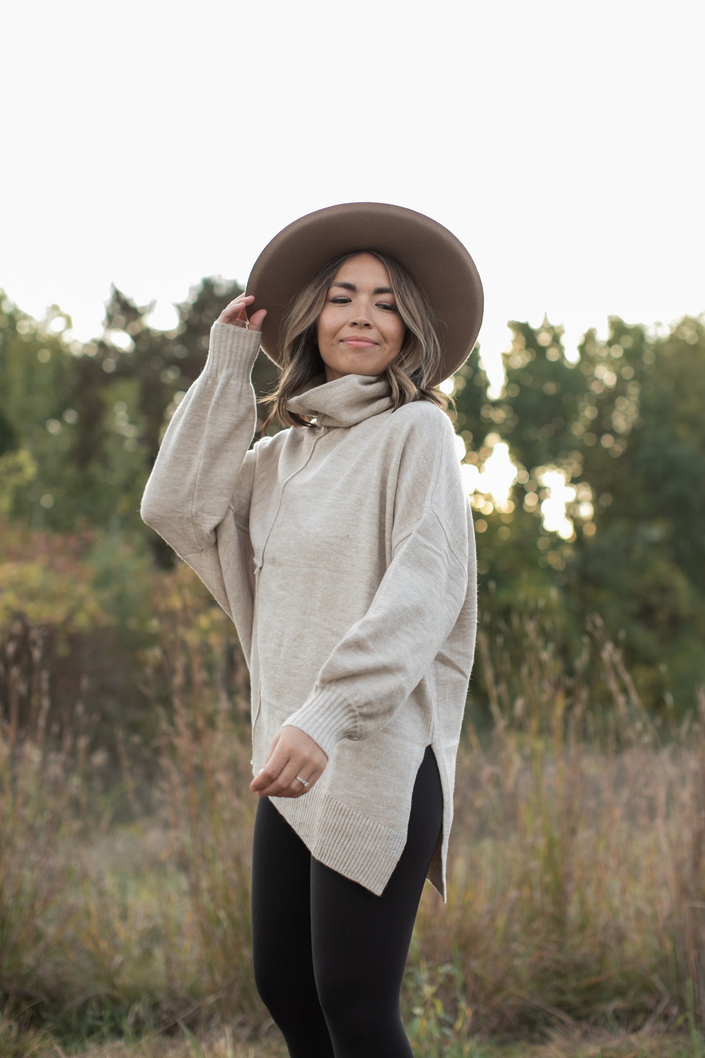 Asymmetrical Relaxed Sweater