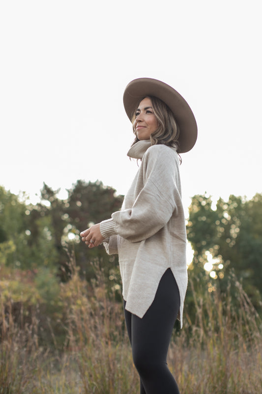 Asymmetrical Relaxed Sweater