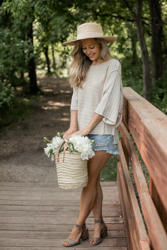 Relaxed Ribbed Sweater // FINAL SALE
