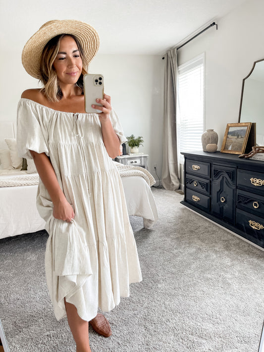 Piece of My Heart Linen Maxi